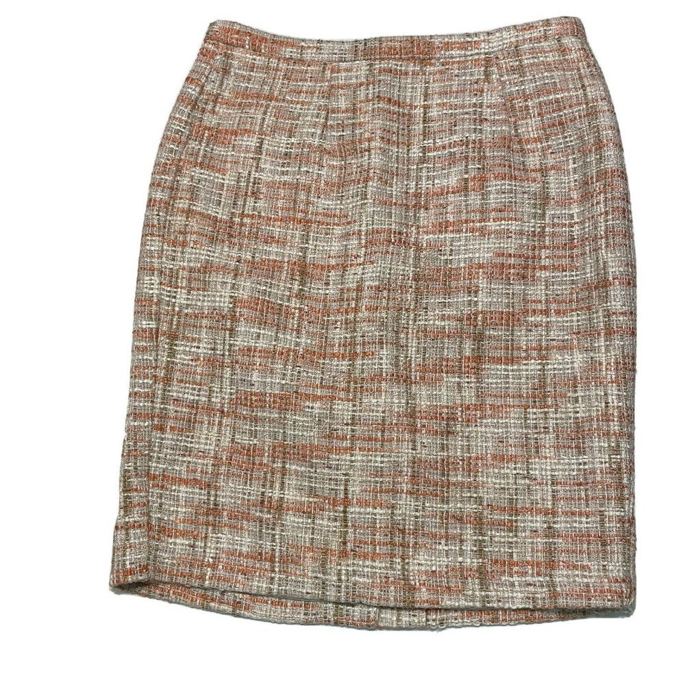 Cynthia Rowley  Woman’s Sz 2 Straight pencil Skirt Lined Pink Woven Boho